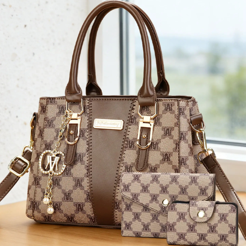 Luxury Bags & Leather Repair Of Atlanta Photos - Light luxury high-end letter printed handbag,