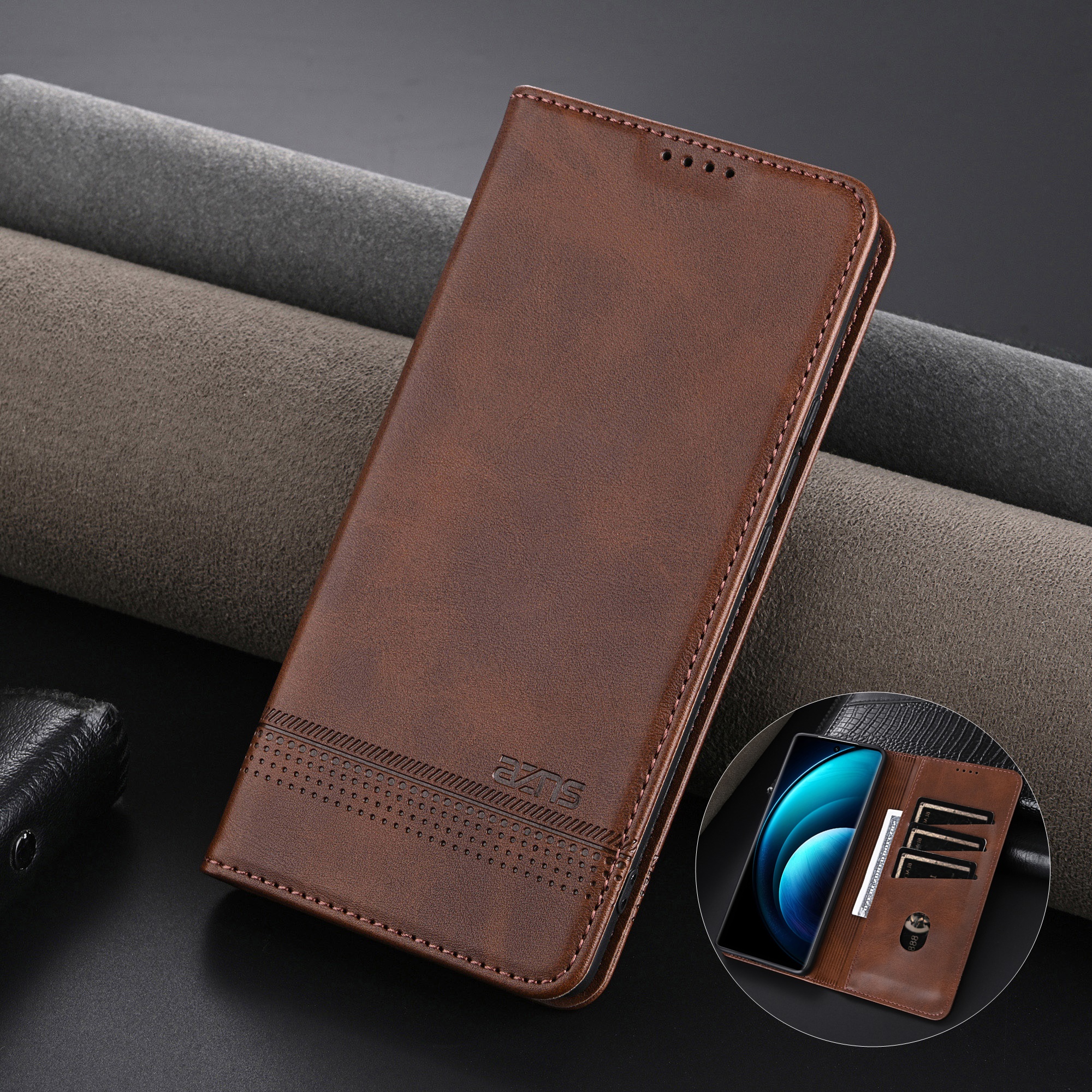 Luxury Bags & Leather Repair Of Atlanta Photos - Business Flip Leather Phone Case for