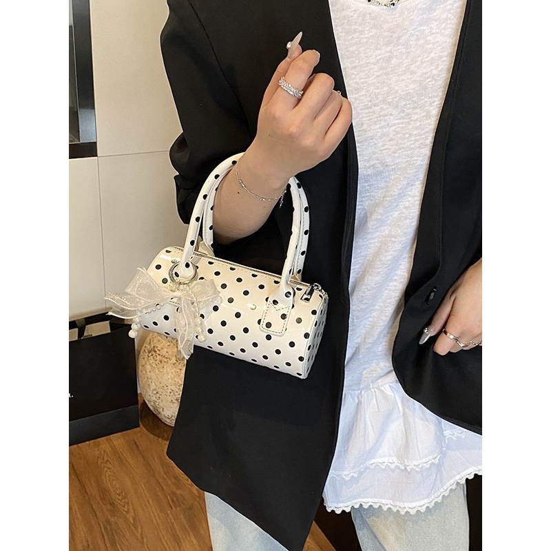 Women's Cute Polka Dot  Handba – обзор и цена Top Handle Patent Bag