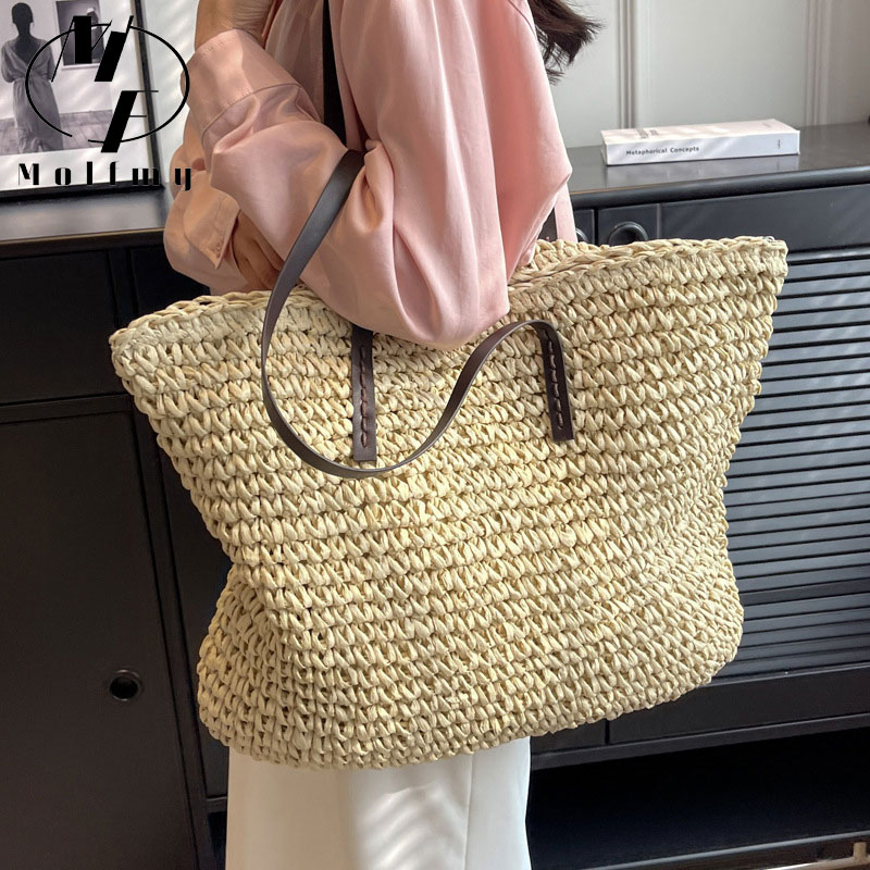 Straw Woven Tote Bags Casual L – обзор и цена Luxury Bags For Summer