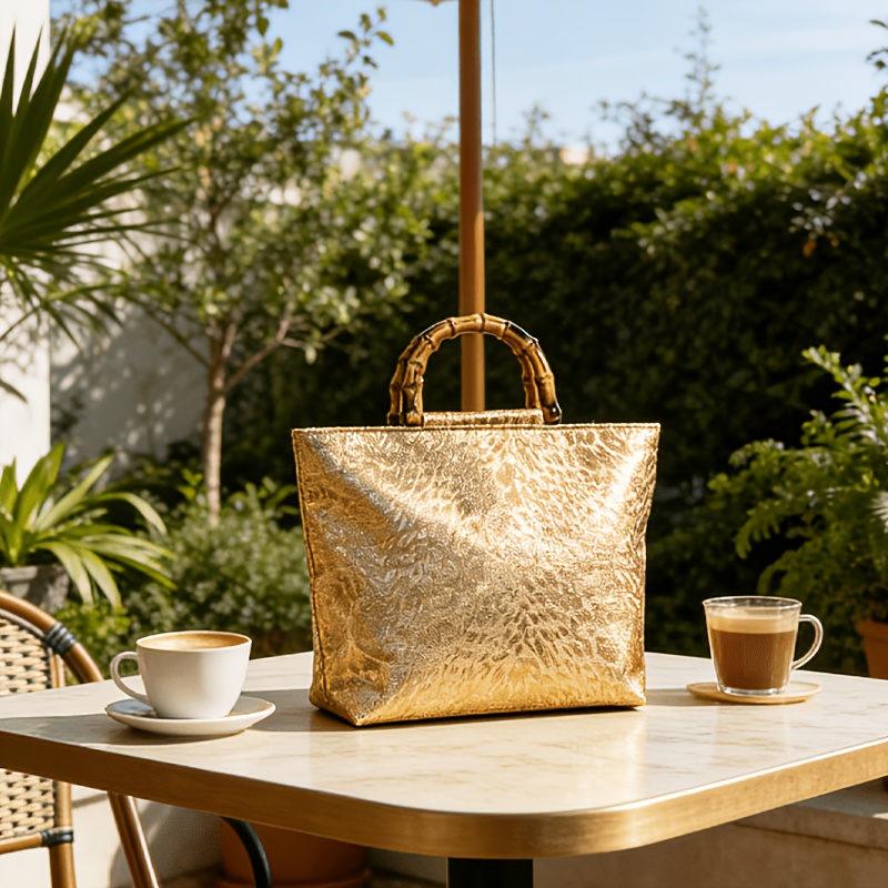 Light luxury metallic gold jac – обзор и цена Luxury Bags Supplier