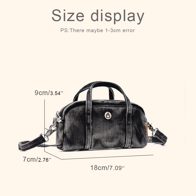 Korean Casual Mini Denim Box B – обзор и цена Luxury Bags Women