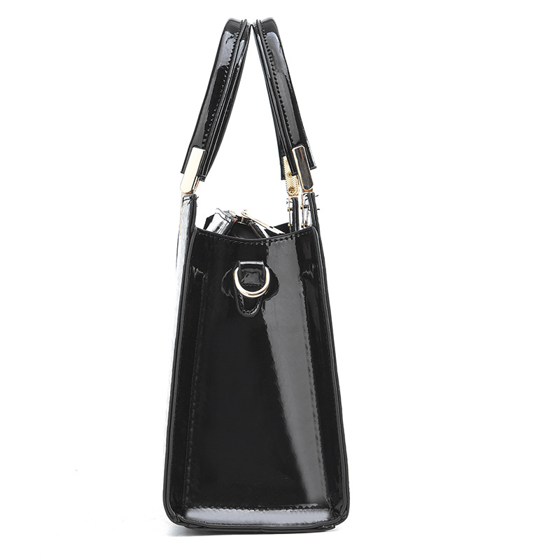Crocodile Embossed Tote Bag, P – обзор и цена Top Handle Patent Bag