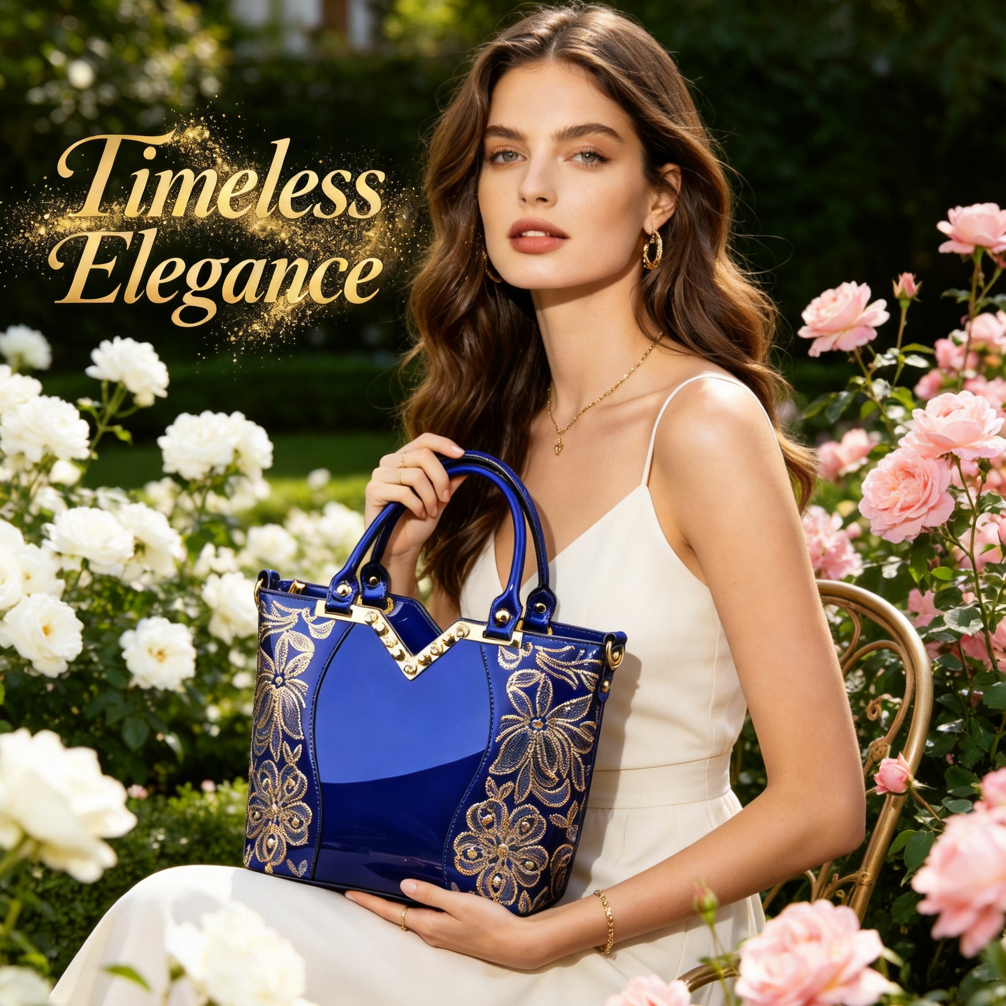 Luxury Crocodile Embossed Shel – обзор и цена Top Handle Patent Bag
