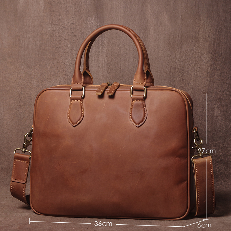 GURO Men Crazy Horse Cowhide B – обзор и цена Luxury Bags Supplier