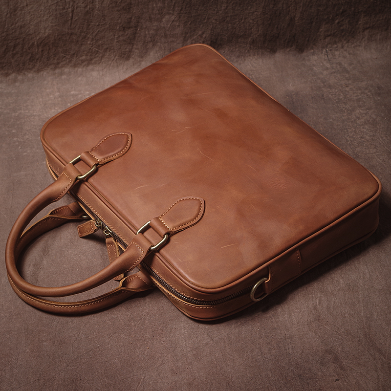 GURO Men Crazy Horse Cowhide B – обзор и цена Luxury Bags Supplier