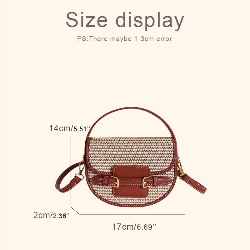 England Style Mini Straw Saddl – обзор и цена Luxury Bags Women