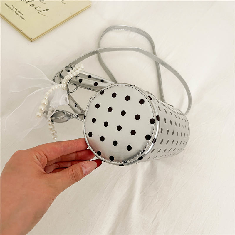 Korean Polka Dot Mini Handbag  – обзор и цена Top Handle Patent Bag