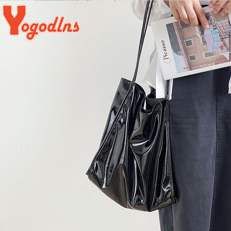 Yogodlns Luxury Patent Leather – обзор и цена Top Handle Patent Bag