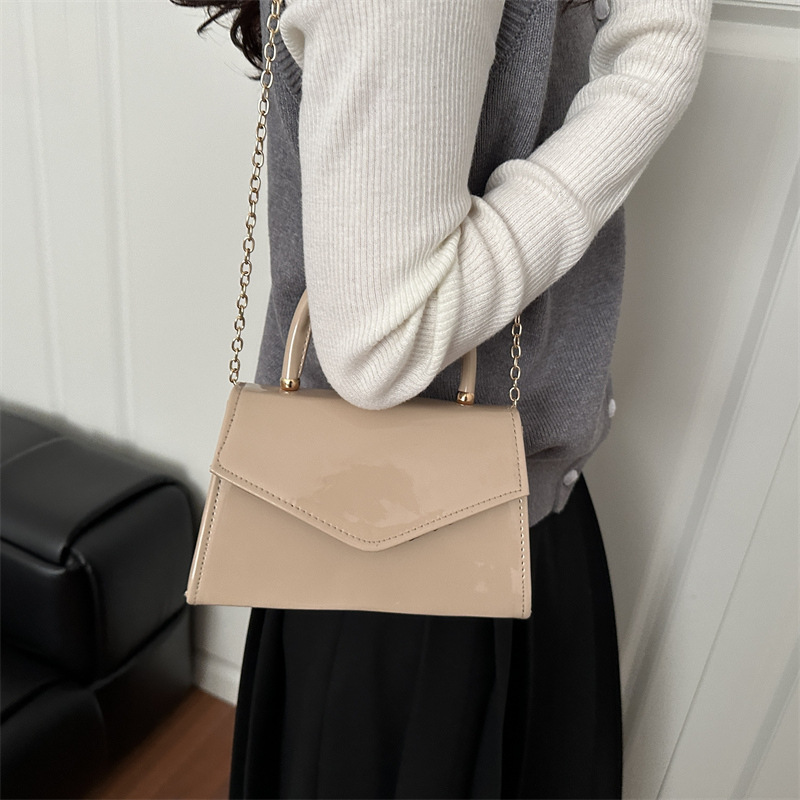 Women's Patent Leather Mini Ha – обзор и цена Top Handle Patent Bag